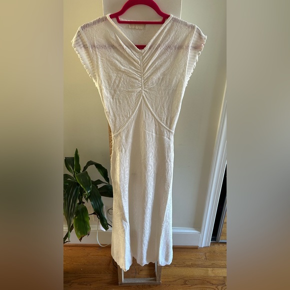 Ulla Johnson White Midi Dress - Picture 6 of 11